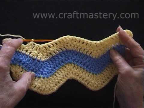 How to Crochet - Crochet Chevron Stitch Motive