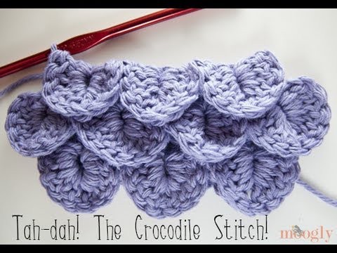How to Crochet: Crocodile Stitch