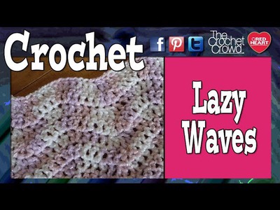 How To Crochet Lazy Wave Afghan. Ripple. Chevron