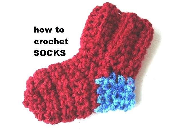 How to crochet socks.