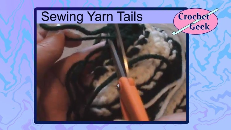 How to Hide Crochet Yarn Tails - Crochet Stitch Tips