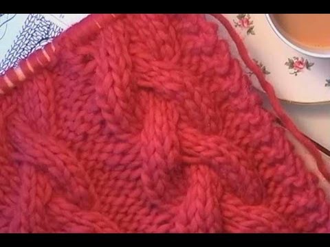 HOW TO KNIT A CABLED SCARF -  Learn how to knit this stunning plaited cable. Scarf tutorial.