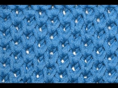 How to knit Honeycomb Brioche Stitch * Knitting Stitches