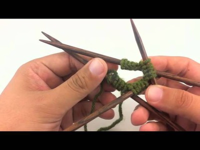 How to Knit in the Round with Double Pointed Needles