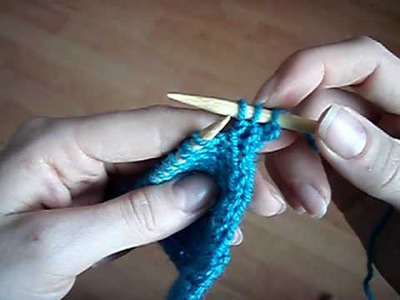 How to Knit: Increases - Knit Front and Back (kfb), Purl Front and Back (pfb)