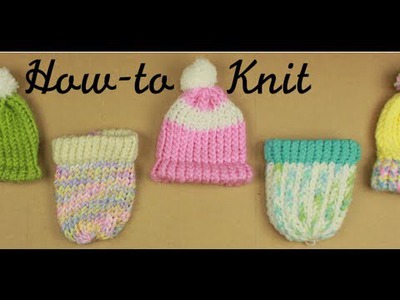 How to Knit on a Loom (Knitting your first hat)