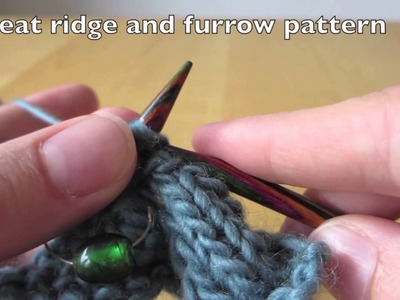 How to knit shawl edge - Ridge & Furrow