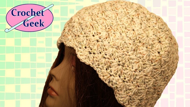 How to make a Crochet Shell Beanie Crochet Geek