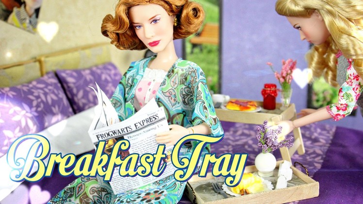 How to Make a Doll Breakfast Tray - Doll Crafts