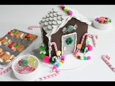 How to Make a Doll Gingerbread House - Doll Crafts