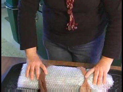 How to Make a Felt Scarf : Rolling Wool Fibers for Wet Felting