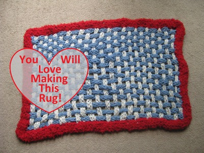 How To Make A Finger Knit Rug