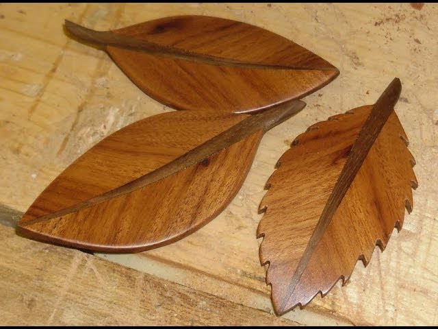 How to make a leaf from hardwood by Ridgeway Woodcraft