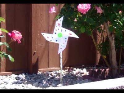 How to make a paper windmill