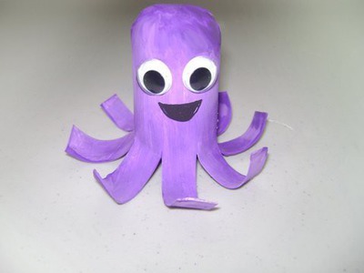How to make a toilet paper tube octopus - EP