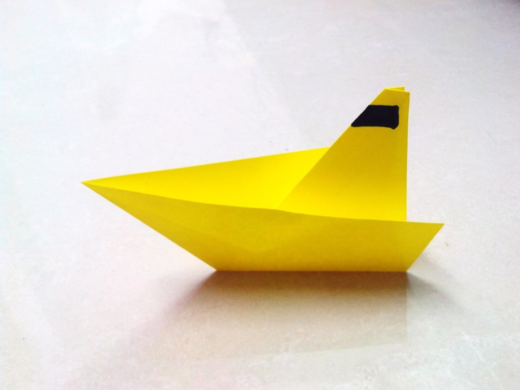 How to make an origami paper boat - 2 | Origami. Paper Folding Craft, Videos and Tutorials.