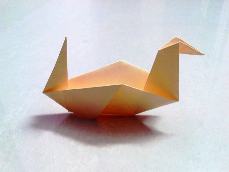 How to make an origami paper duck - 2 | Origami. Paper Folding Craft, Videos and Tutorials.