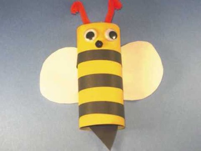 How to Make an toilet paper tube Bumble Bee - EP