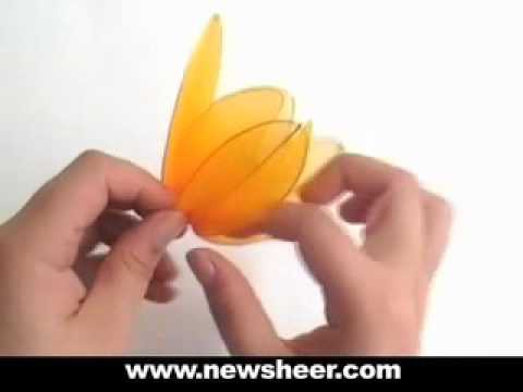 How to Make Nylon Flower (Stocking flower Tulip) -  Wedding flower