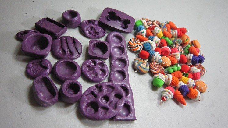 How to make silicone molds for polymer clay miniatures - EP