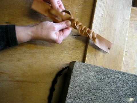 How to Make the Mystery Braid. Leather Craft