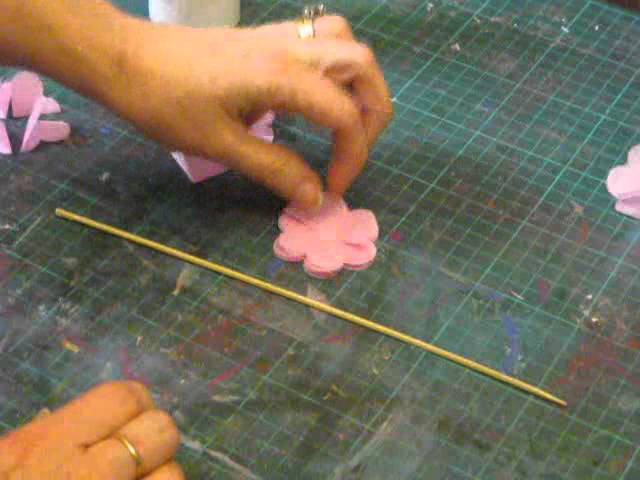 How To Make Tissue Paper Flowers For Scrapbooking and Card Making Projects.