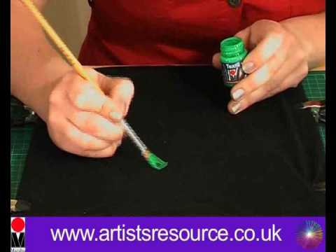 How to Paint onto your T- shirt - Fabric Painting project - Art and Craft