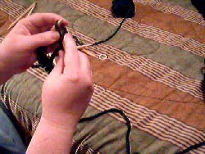 "Join in the round" Knitting Example