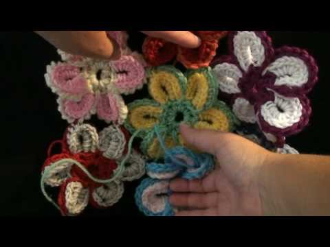 Joining the Cheerful Crochet Flower Crochet Geek