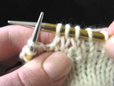 Knit or Purl Through the Back Loop (TBL)
