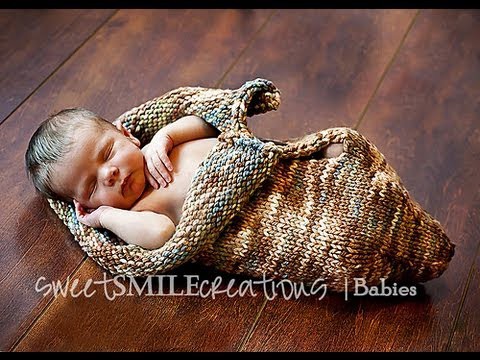 Knitted Baby Cocoon