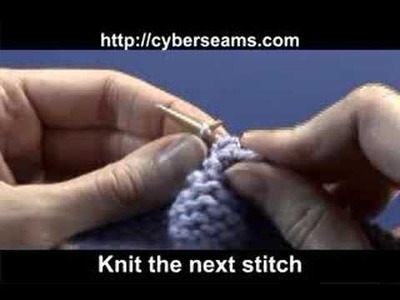 Knitting Abbreviation: psso, or Pass Slip Stitch Over
