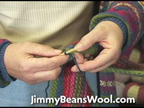Knitting Instructional Video - How To Pick Up Stitches