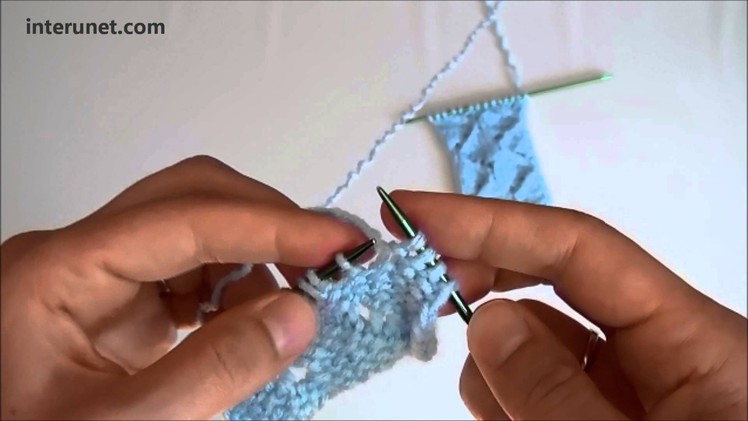 Knitting tutorials - how to knit basic and unusual waves pattern.
