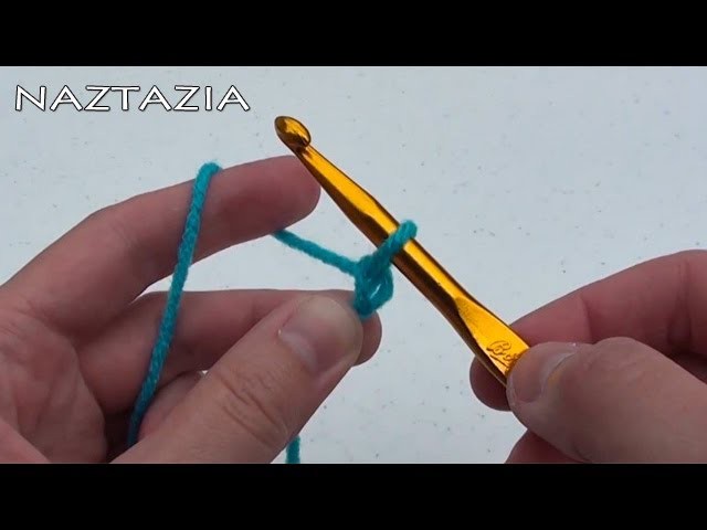 Learn How to Crochet RIGHT HAND Part 1 - Basics for Beginners - Chain CH Single Crochet Stitch SC