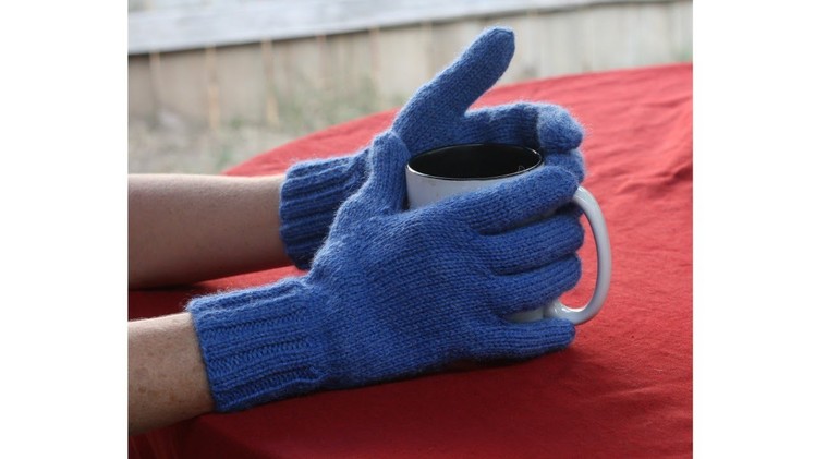 Learn to Knit Gloves, Parts 1-9