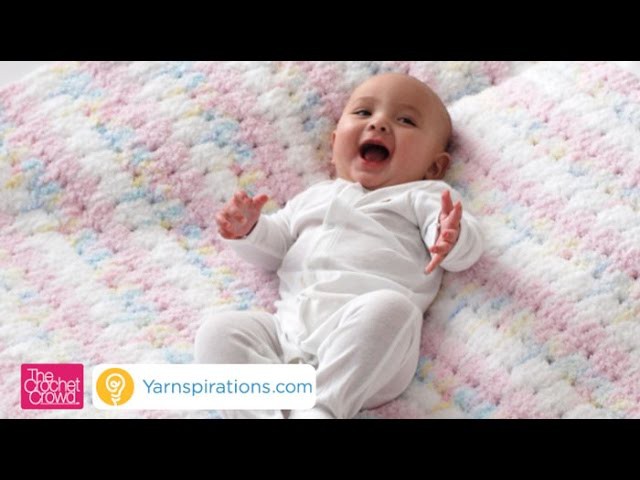 Left Hand: Crochet Baby Blanket