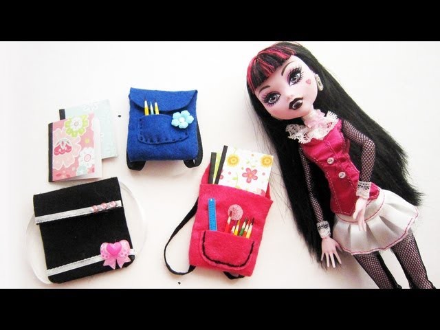 Make a Doll Backpack - Doll Crafts