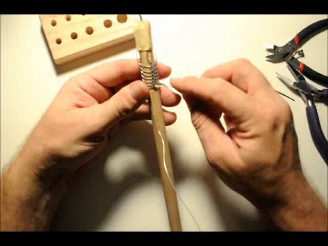 Making Viking weave bracelet