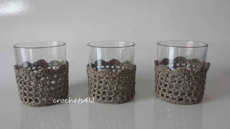 Onlineclass : how to crochet a glass cozy