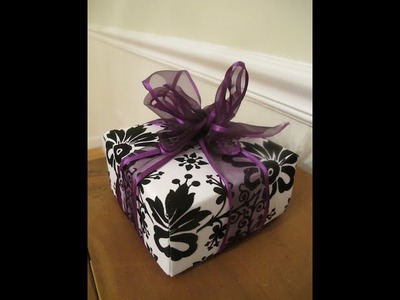 PART 2: How To Make a Gift Box From Scrapbook Paper -- Thrift Diving