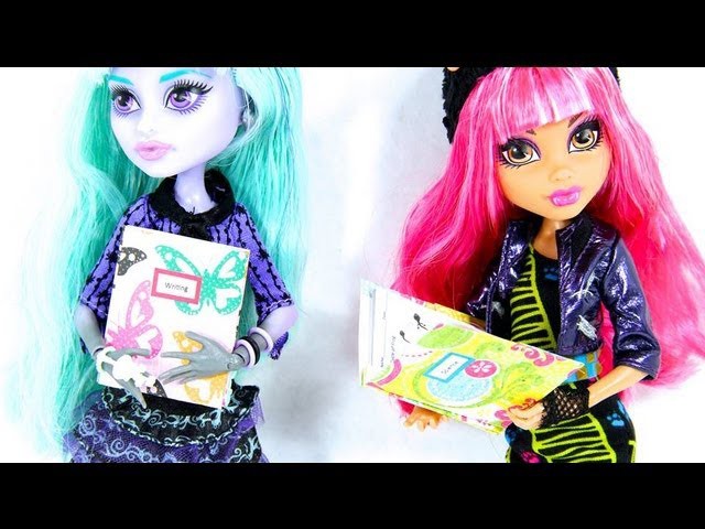Quick Craft: How to Make Doll School Subject Folders
