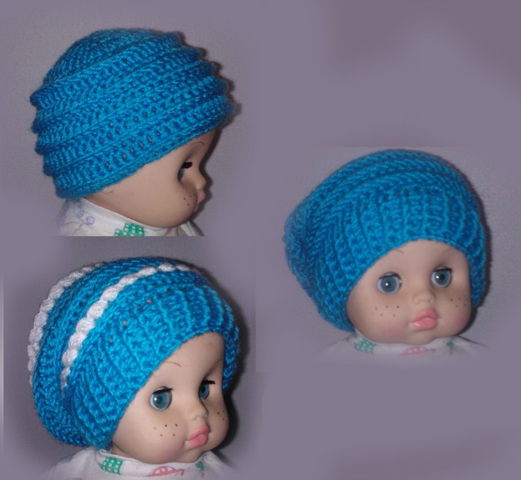 Шапка 3 в 1 Вязание крючком шапки для начинающих Crochet Hats 3 in 1