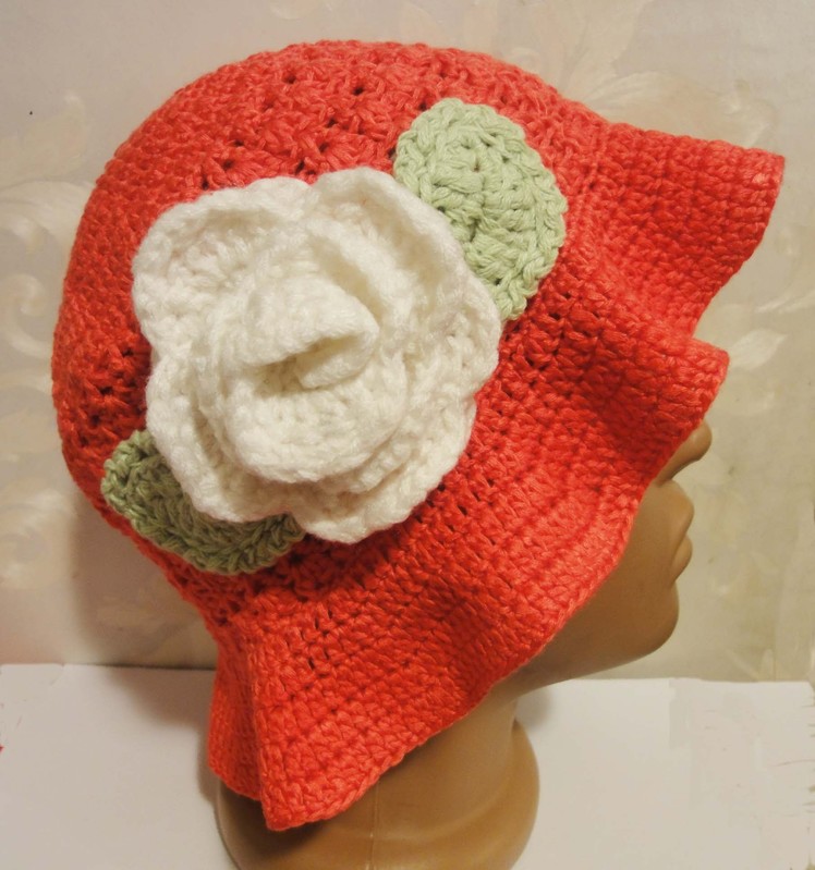 Шапочка Панамка Вязание крючком Panama hat Crochet