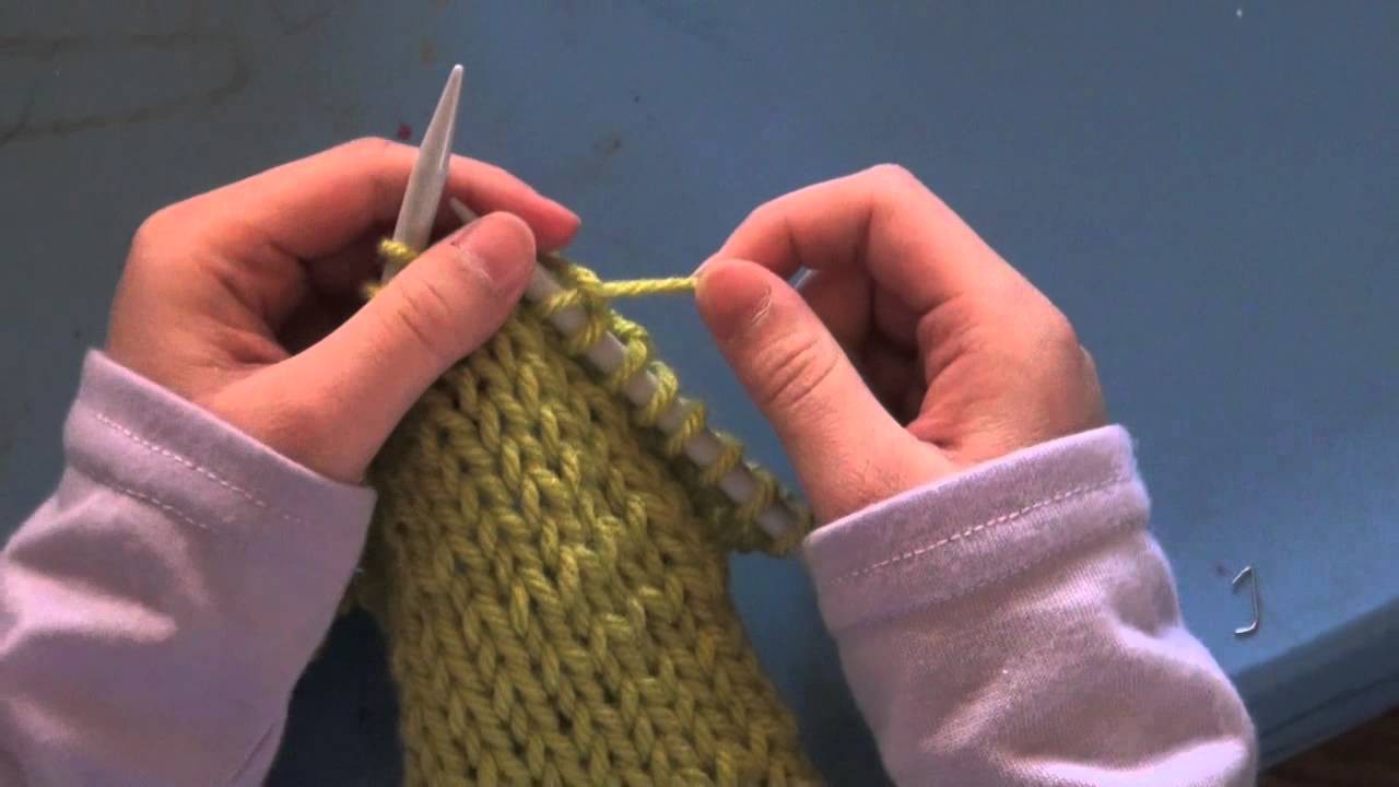 Small Knit Bag Tutorial - Part 1 of 3  - Knit