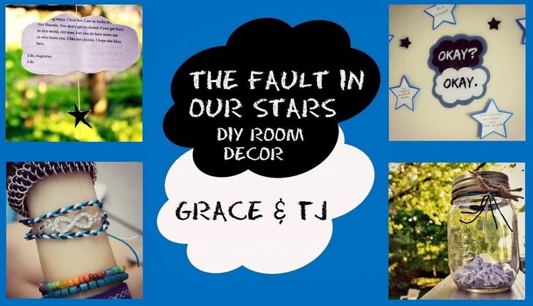 The Fault in Our Stars inspired Room Decor. DIY crafts!|| Grace&TJ