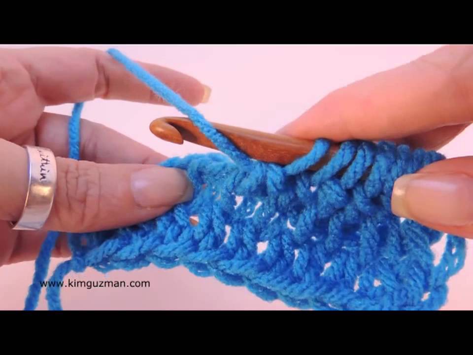 Tunisian Crochet: Double Stitch (or Double Crochet)