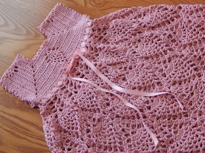 Vestido de Piñas Crochet parte 1 de 3