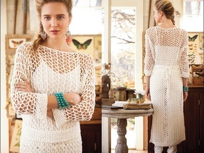 #7 Sheer Dress, Vogue Knitting Spring.Summer 2013