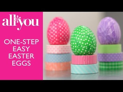 Carole's Crafts: How to Make 3 One-Step Easter Eggs